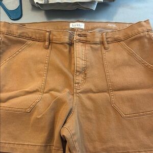 Lulu burnt orange High-Waisted Shorts